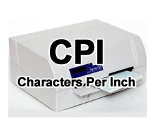 CPI（Characters Per Inch）