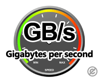 Gbps（ギガビット毎秒）