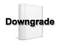 ダウングレード（downgrade）