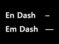 エンダッシュ（en dash）