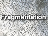 フラグメンテーション（fragmentation）