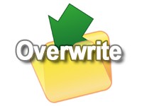 上書き保存（overwrite save）