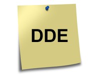 DDE（Dynamic Data Exchange）