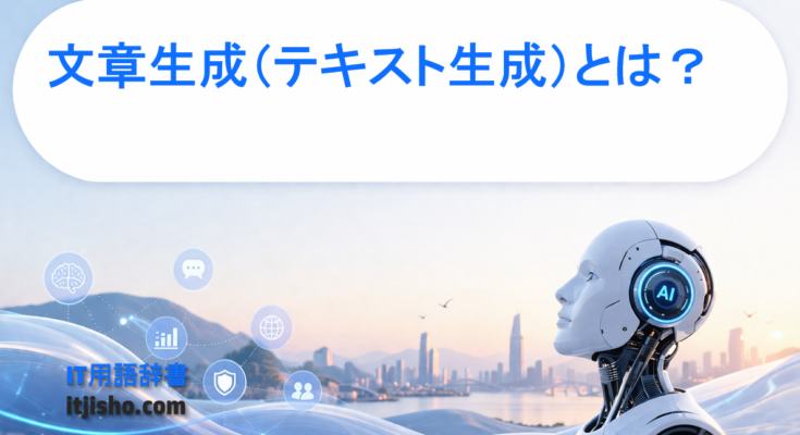 文章生成（テキスト生成）とは？