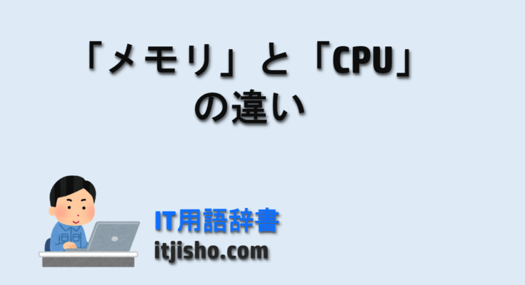 メモリとCPUの違い