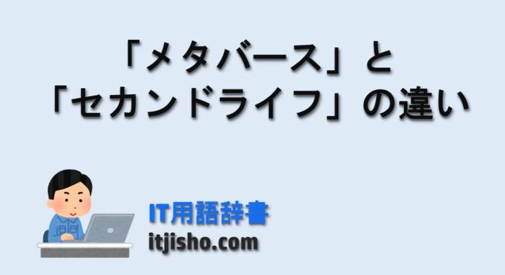 「メタバース」と「セカンドライフ」